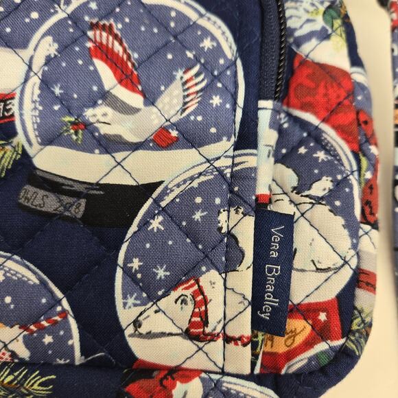 Vera Bradley Little Hipster Scottie Dogs 2016 Holiday Snowglobes Retired Pattern - Picture 3 of 8